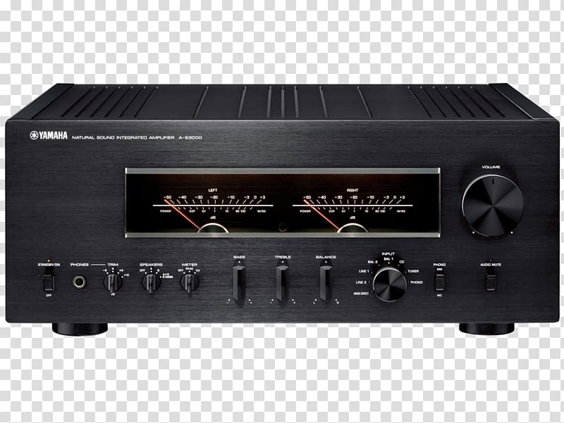 Guitar amplifier Audio power amplifier Integrated amplifier Yamaha A-S3000 High fidelity, Integrated Amplifier transparent background PNG clipart
