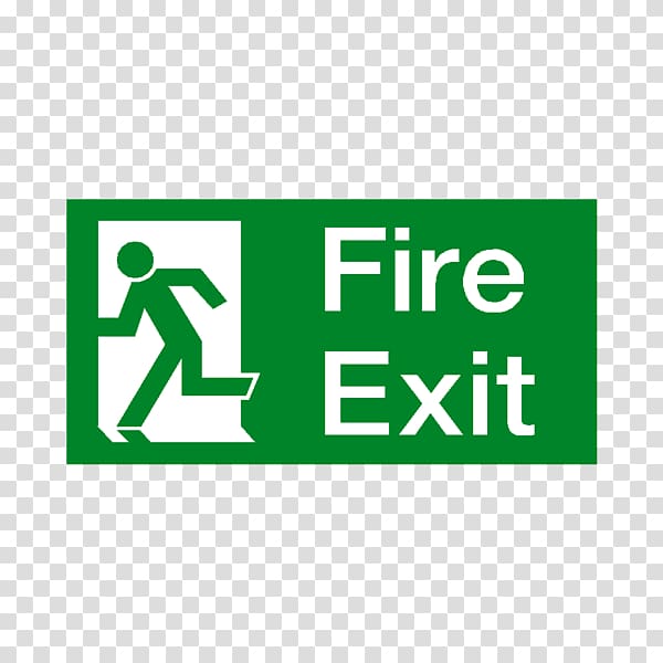 Exit sign Emergency exit Safety Signage, exit transparent background PNG clipart