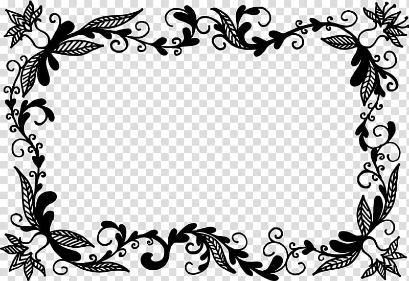 Frames Flower, border transparent background PNG clipart