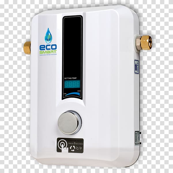 Tankless water heating EcoSmart ECO 11 Solar water heating Electric heating, Tankless Water Heating transparent background PNG clipart