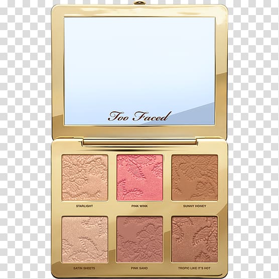 Too Faced Natural Eyes Highlighter Cosmetics Palette, Face transparent background PNG clipart