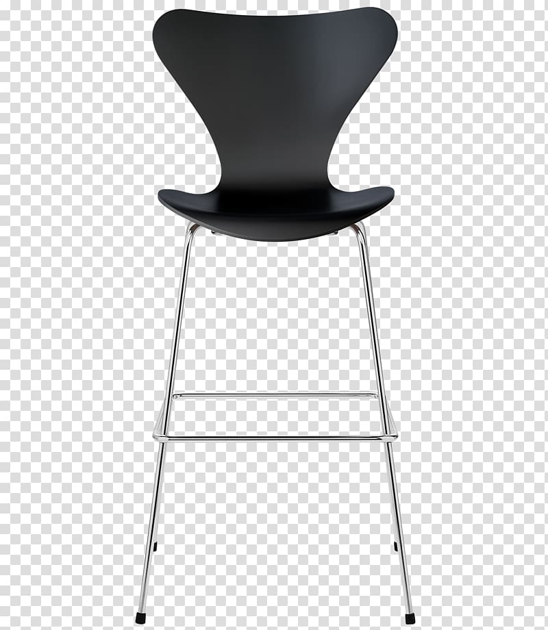 Model 3107 chair Bar stool Fritz Hansen, chair transparent background PNG clipart