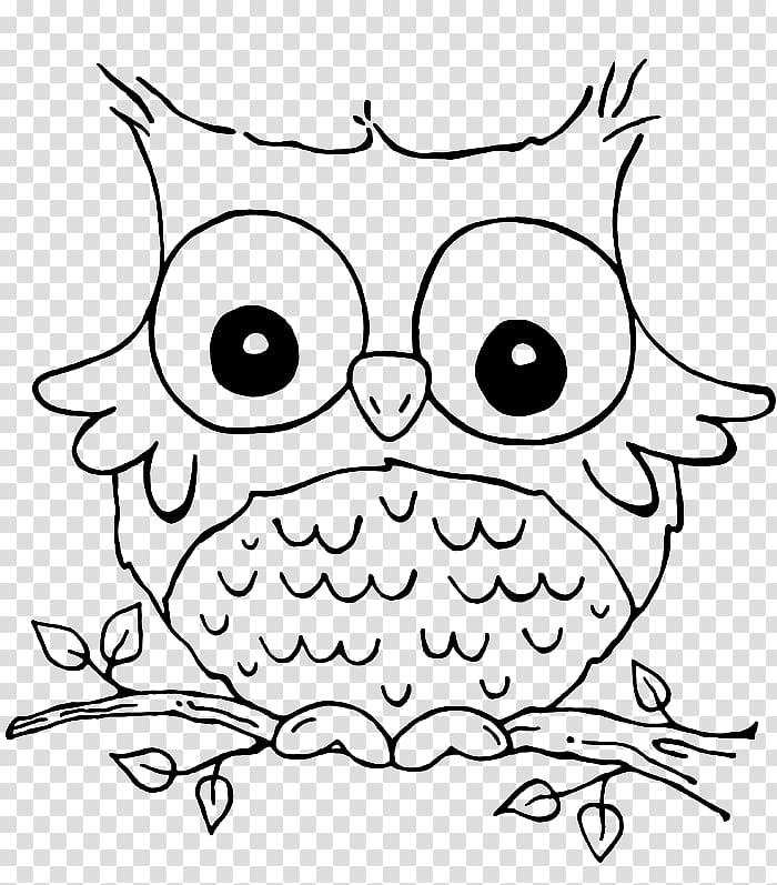 Coloring book Animal Cuteness Adult Owl, monster printing transparent background PNG clipart