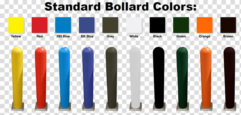 Bollard Plastic Paint Post Color chart, paint transparent background PNG clipart