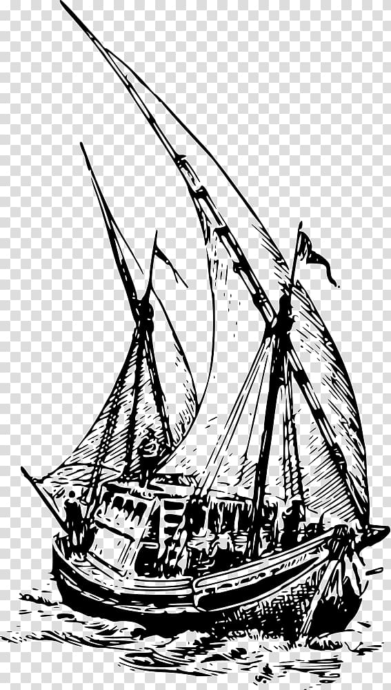 Sail Schooner Brigantine Boat, sail transparent background PNG clipart