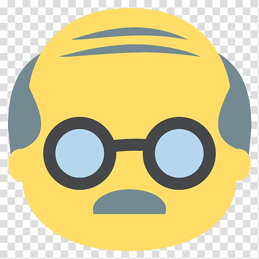 Face with Tears of Joy emoji Emoticon Man Grandparent, OLD MAN transparent background PNG clipart