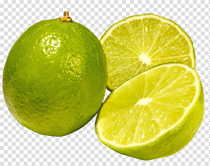 Key lime Lemon Fruit Flavor Food, Fresh green lemon transparent background PNG clipart