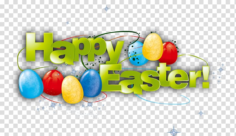 Easter Bunny Easter egg, Happy Easter transparent background PNG clipart