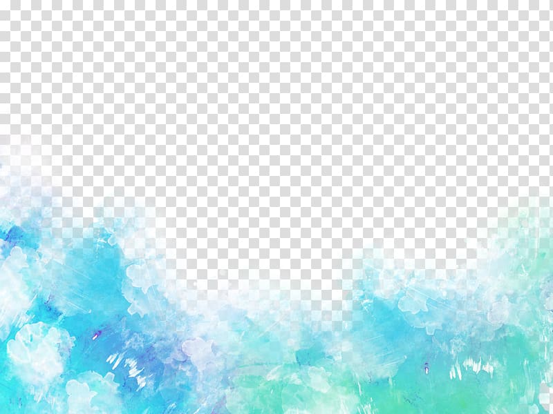 Blue Shading , Blue shading, blue abstract painting transparent background PNG clipart