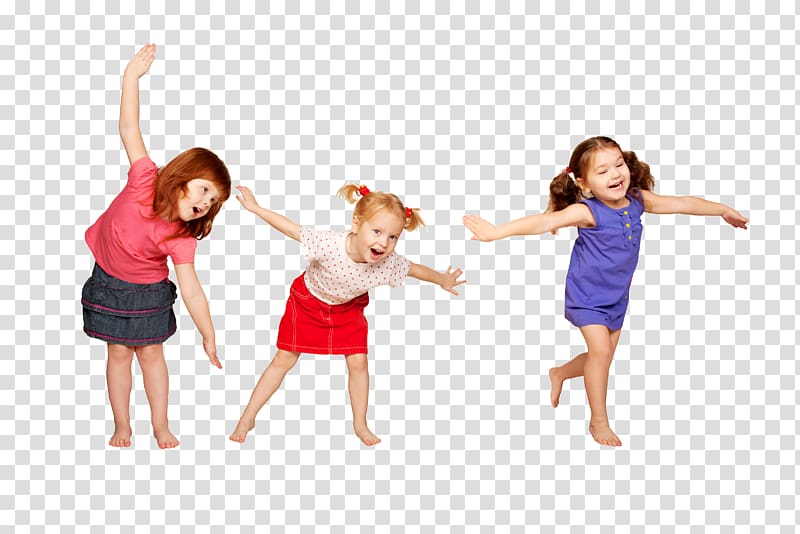 three girls standing while smiling illustration, Kinesthetic learning Early childhood education Pre-school, child transparent background PNG clipart