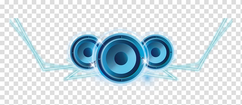 Brand Logo Font, Blue audio speakers transparent background PNG clipart