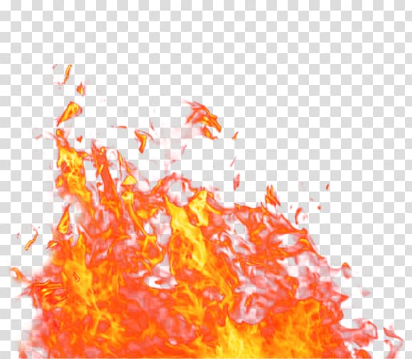 orange flame , Fire Flame, Orange Fresh Flame Effect Element transparent background PNG clipart