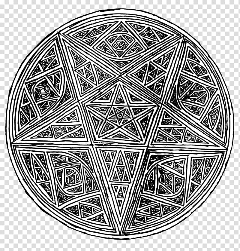 Pentagram Symbol Sacred geometry Drawing Overlapping circles grid, pentagram transparent background PNG clipart