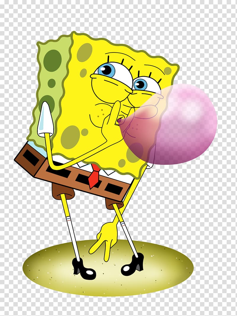 Chewing gum Patrick Star Bubble gum , spongebob transparent background PNG clipart