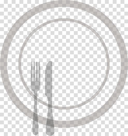 Circle Font, plate fork knife transparent background PNG clipart