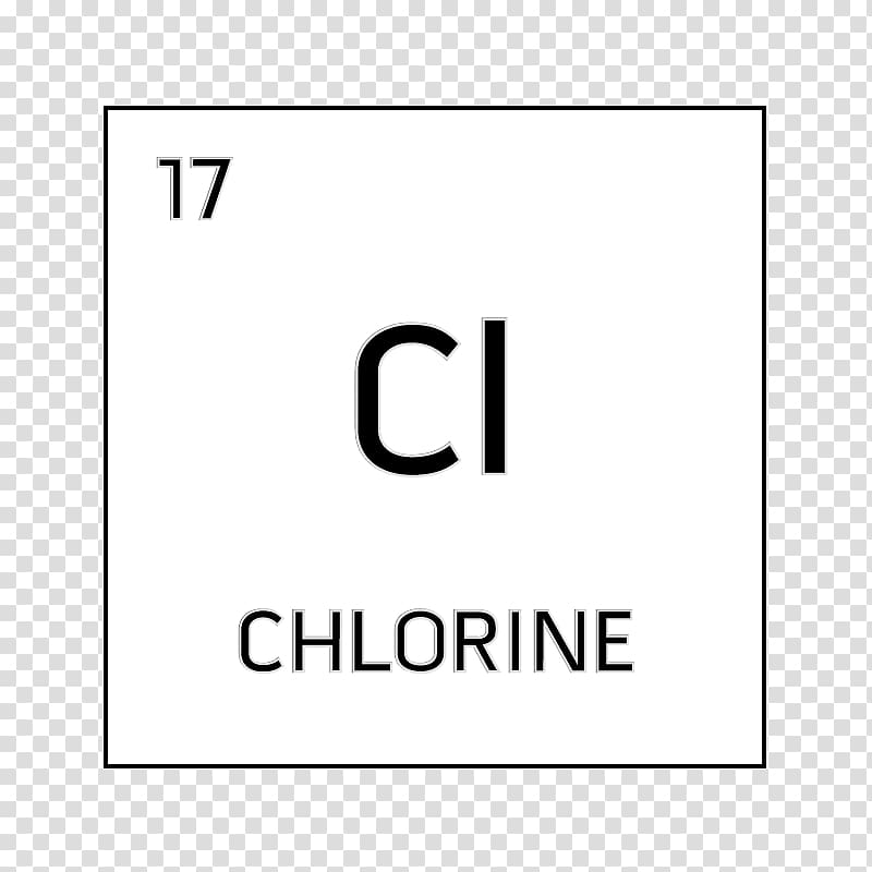 Chemical element Periodic table Atomic number White Chlorine, Chlorine transparent background PNG clipart