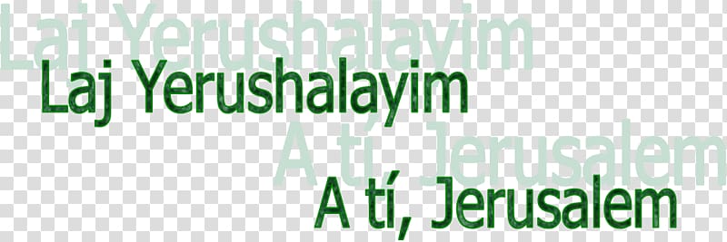 Logo Brand Judaism Jerusalem Font, Yom Yerushalayim transparent background PNG clipart