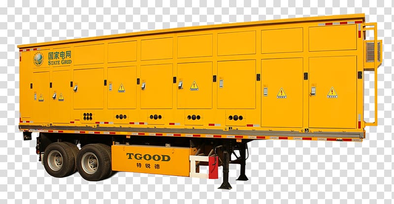 Electrical substation Electricity Semi-trailer truck Cargo, others transparent background PNG clipart