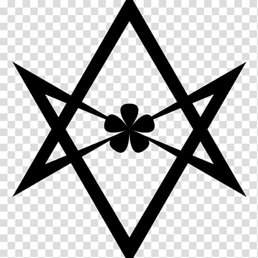 Unicursal hexagram Thelema Religion Symbol, symbol transparent background PNG clipart