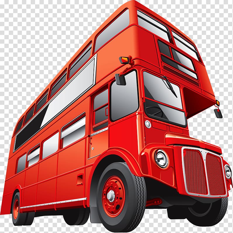 London Double-decker bus AEC Routemaster, Double-decker bus transparent background PNG clipart