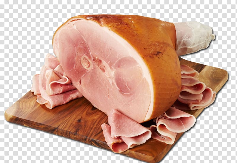 Ham Sausage Bacon Delicatessen Pork, Ham transparent background PNG clipart