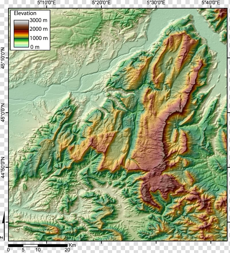 Vercors Massif Die French Prealps Lans-en-Vercors Hauts plateaux du Vercors, map transparent background PNG clipart