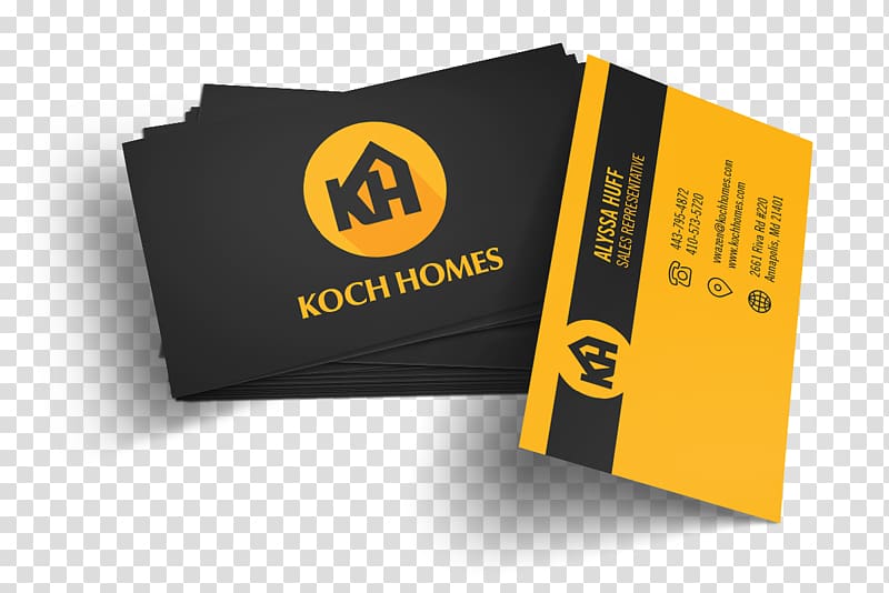 Business Cards Logo Brand Koch Homes Advertising, Koch Industries transparent background PNG clipart