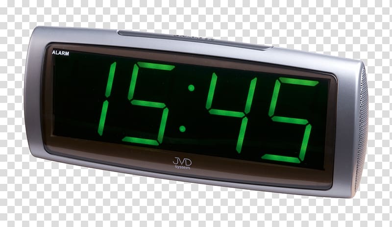 Alarm Clocks Display device Radio clock Watch, clock transparent background PNG clipart