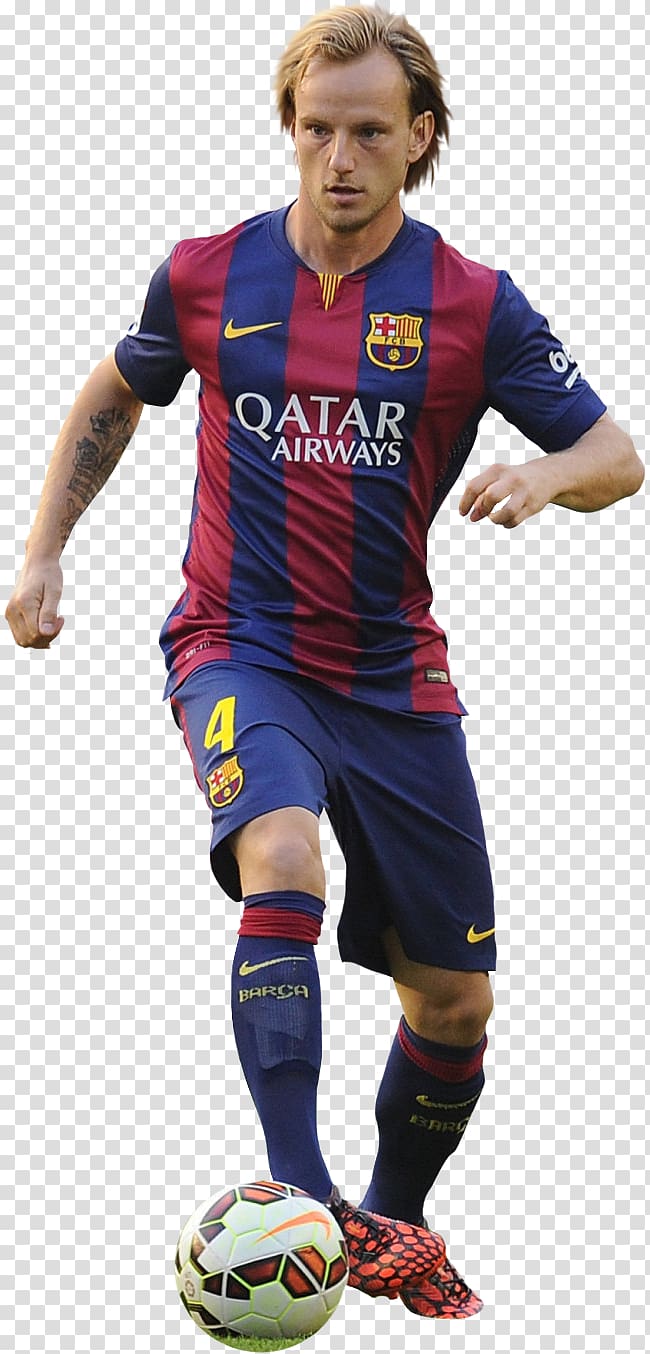 Ivan Rakitić FC Barcelona Jersey 2017–18 UEFA Champions League Team sport, fc barcelona transparent background PNG clipart