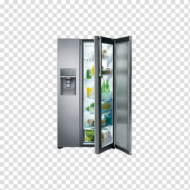 Refrigerator Samsung Auto-defrost Home appliance Freezers, refrigerator transparent background PNG clipart