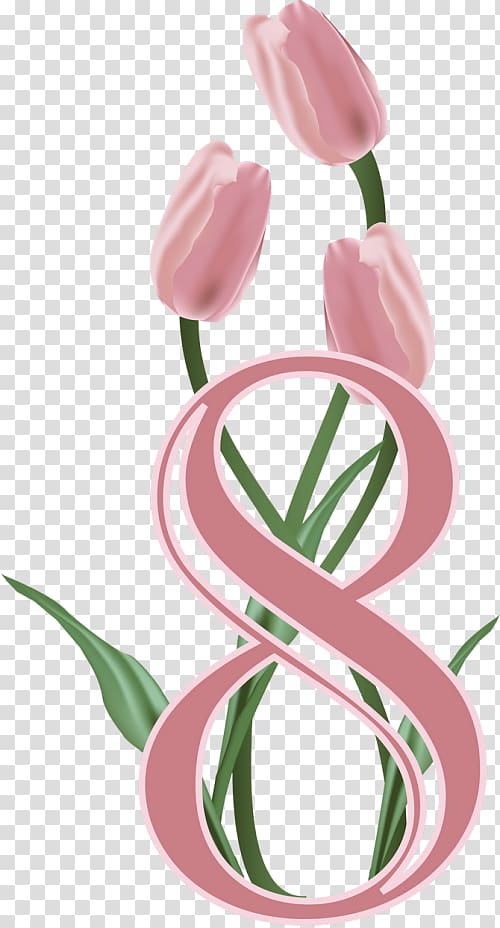 8 March International Women's Day Greeting & Note Cards Ansichtkaart , others transparent background PNG clipart