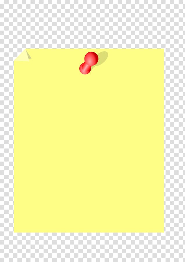 Paper Post-it note Yellow Font Pattern, Sticky note transparent background PNG clipart