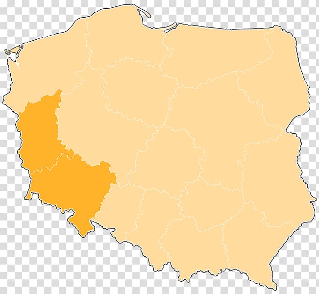 Map Orange Polska Ecoregion, map transparent background PNG clipart