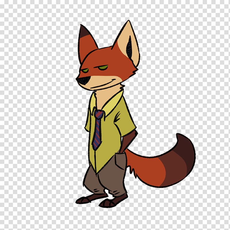 Red fox Character Paw , Nick Wilde transparent background PNG clipart