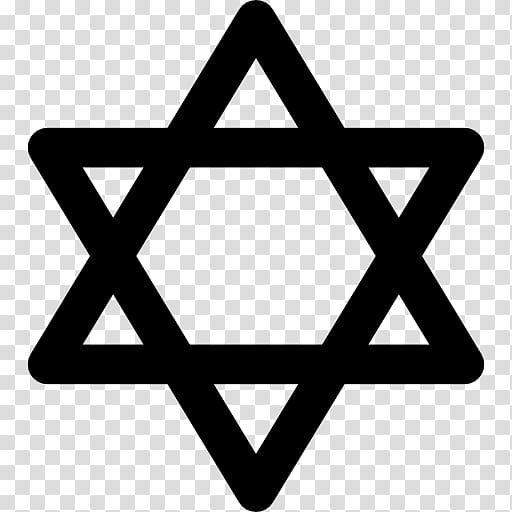 Star of David Jewish symbolism Judaism Religious symbol, Judaism transparent background PNG clipart