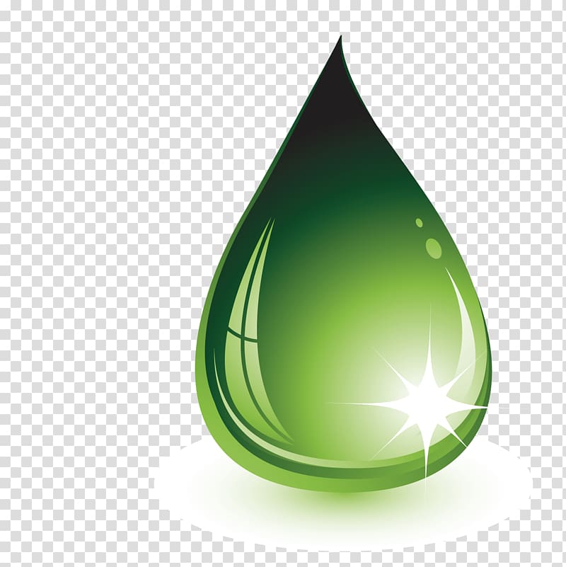 Drop Computer file, Green water droplets transparent background PNG clipart