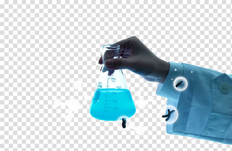 person holding glass bottle, Laboratory Experiment Chemistry, chemistry experiment transparent background PNG clipart
