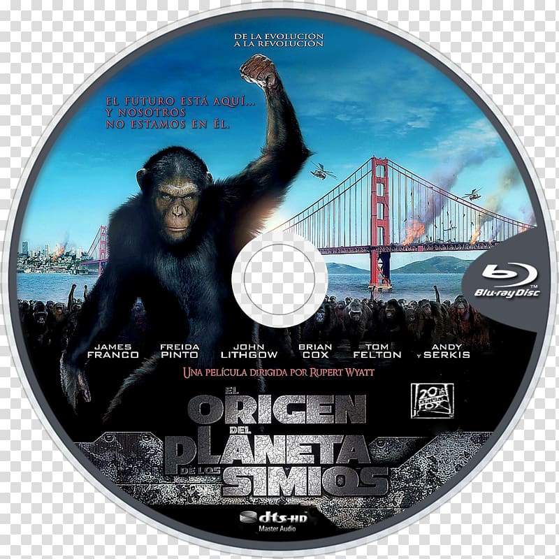 Planet of the Apes Will Rodman Film Poster, Planet of the Apes transparent background PNG clipart