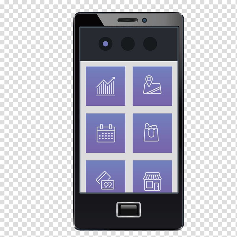 Feature phone Smartphone Mobile phone, Beautifully phone transparent background PNG clipart