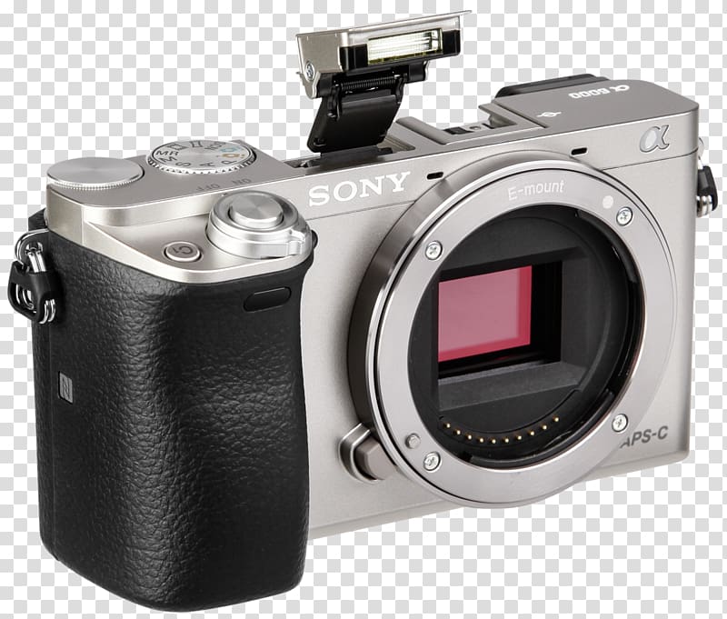 Sony α6000 Digital SLR Sony Alpha 6300 Mirrorless interchangeable-lens camera, Camera transparent background PNG clipart