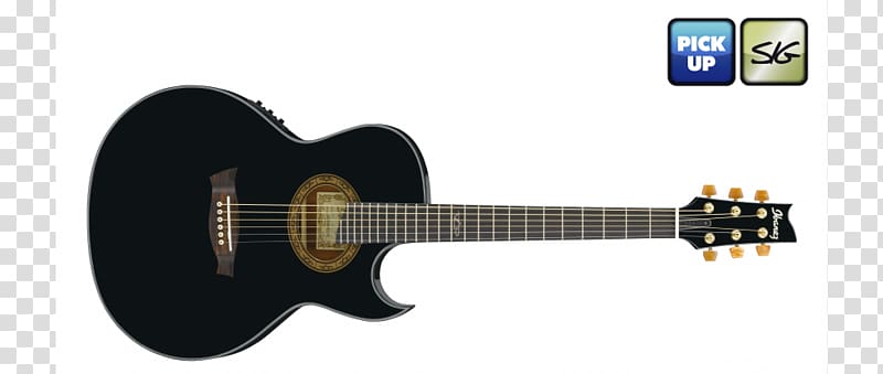 Acoustic guitar Ibanez Steve Vai Signature JEM Series Acoustic-electric guitar, Acoustic Guitar transparent background PNG clipart