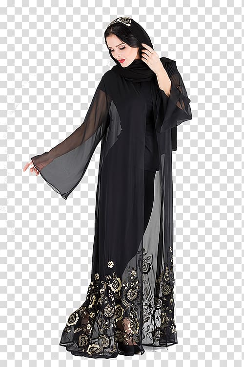 Dress Robe Abaya Sleeve Costume, dress transparent background PNG clipart