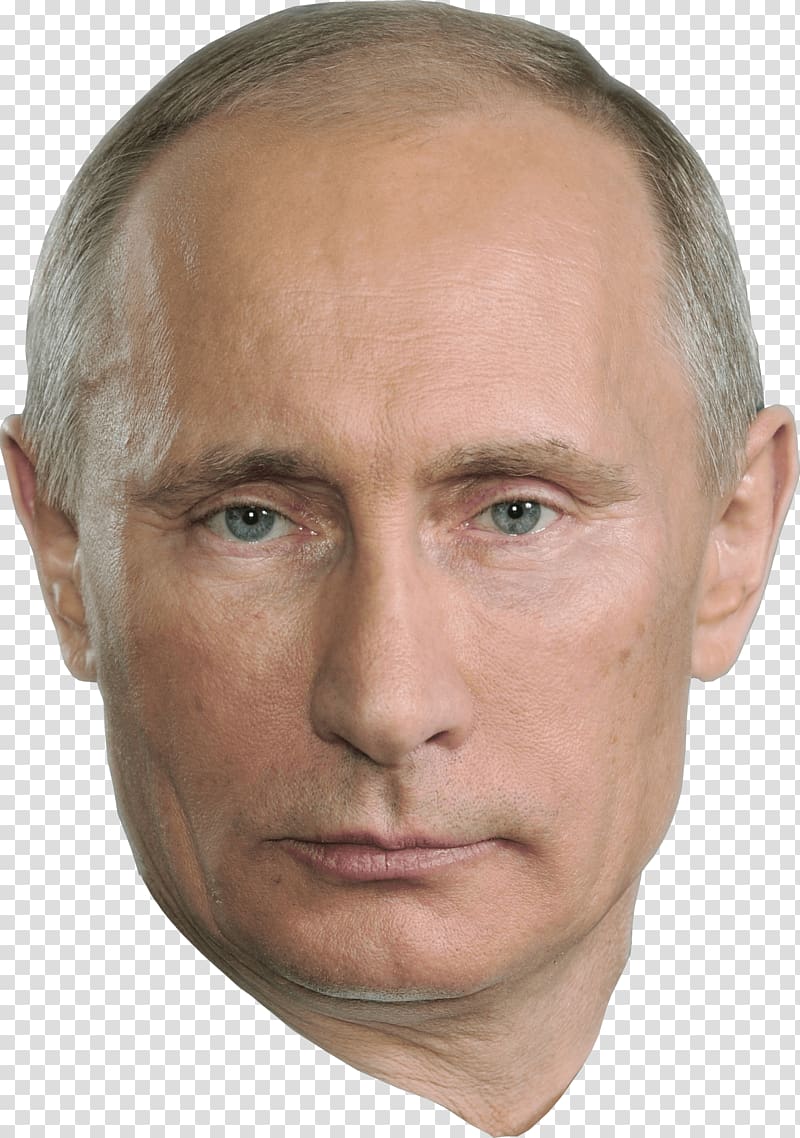 Vladimir Putin, Putin Face transparent background PNG clipart