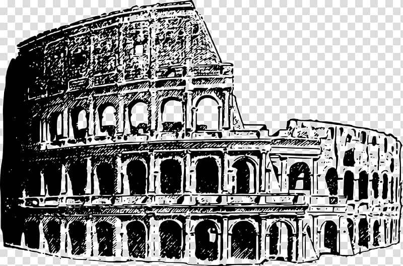 Colosseum Roman Forum , landmark building material transparent background PNG clipart