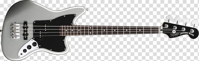 Fender Jaguar Bass Fender Precision Bass Squier Musical Instruments, Bass Guitar transparent background PNG clipart