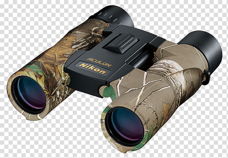 Binoculars Nikon Aculon A30 Roof prism Camera lens, Binoculars transparent background PNG clipart