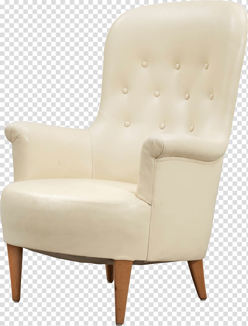 Chair Couch Furniture, White Armchair transparent background PNG clipart