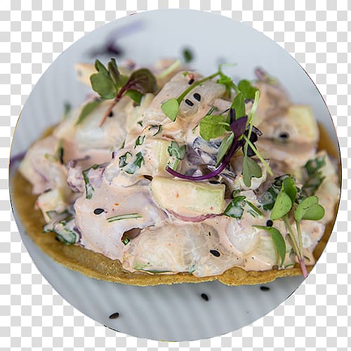 Tostadas North Park Mexican cuisine Taco Ceviche, Seafood Ceviche transparent background PNG clipart