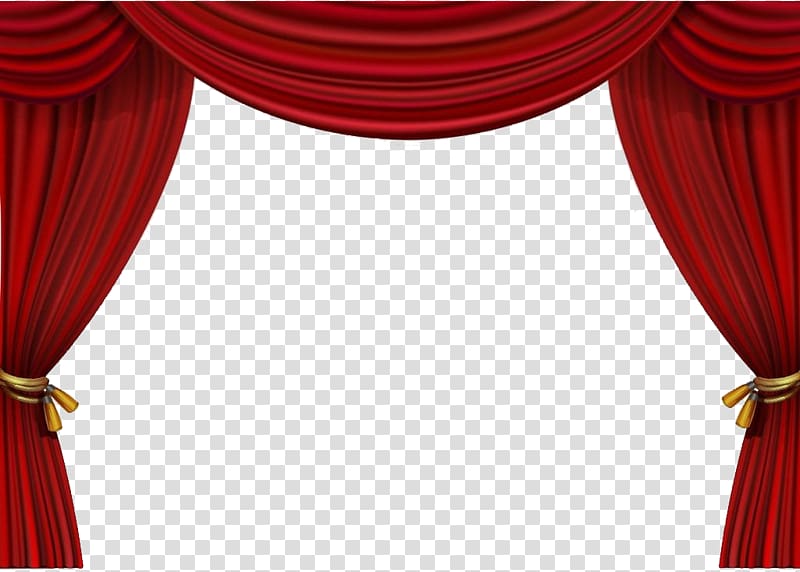 red curtain , Theater drapes and stage curtains, Pull up the curtains transparent background PNG clipart