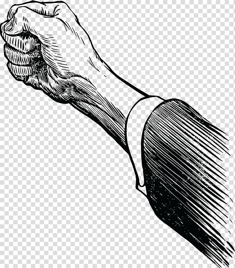 Boxing Punch Raised fist, fist hand transparent background PNG clipart